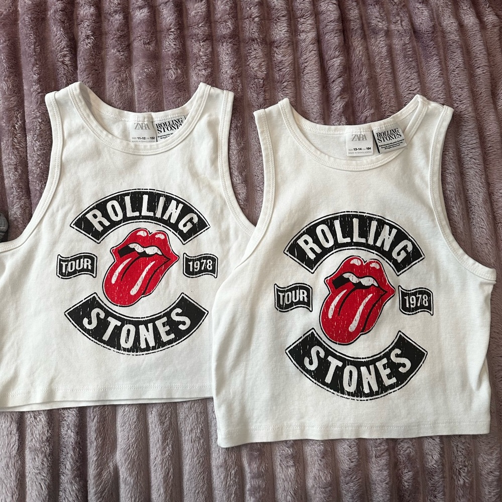 Zara Rolling Stones Tank
